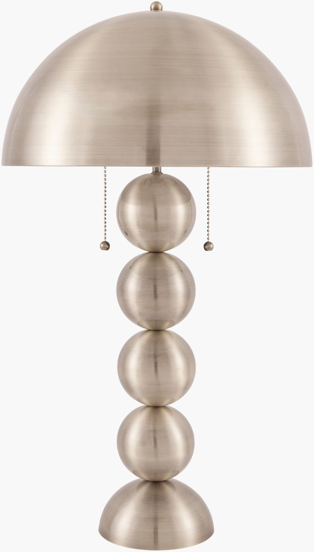 Surya Vellon Metal Base Felt Shade Table Lamp Mid-century Modern for Living Room or Desk VLON-001