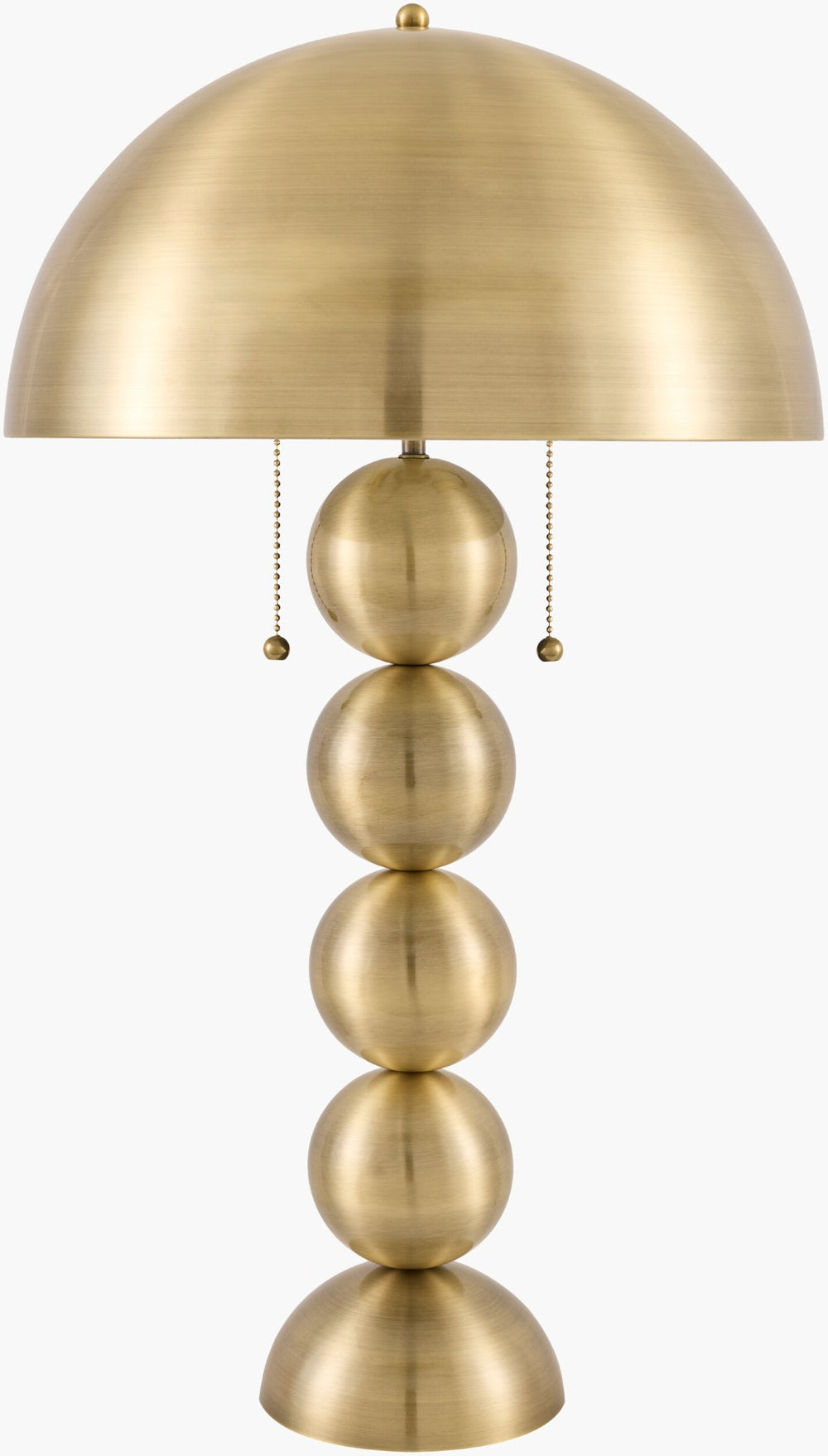 Surya Vellon Metal Base Accent Lamp with Felt Shade for Desk or Nightstand Decor VLON-002