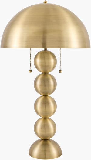 Surya Vellon Metal Base Accent Lamp with Felt Shade for Desk or Nightstand Decor VLON-002