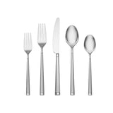 Oneida Robyn 20-Piece Stainless Steel Flatware Set, Service for 4, Mirror Finish