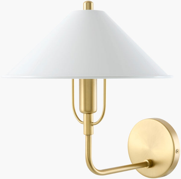 Livabliss Vellari French Country Linen Wall Sconce with Metal Frame for Warm Ambient Glow VLRI-001
