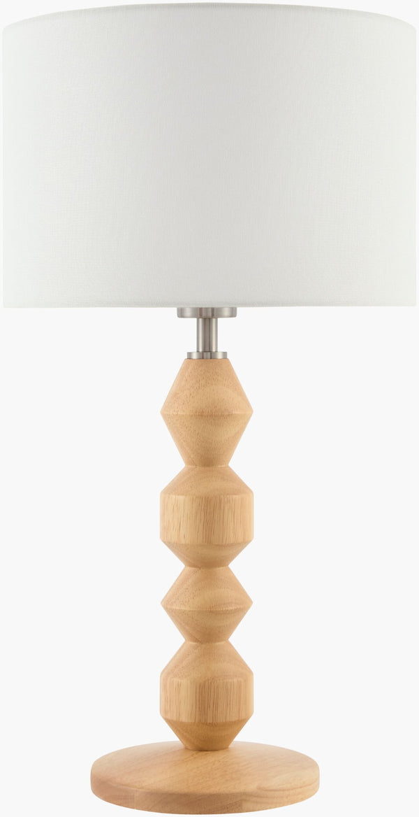 Livabliss Velorian Felt Linen Table Lamp Warm Ambient Light for Bedroom or Living Room VLRN-002