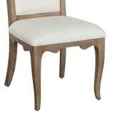 Pulaski Furniture Weston Hills Upholstered Side Chair 2 Pack Natural, Upholstered Solid Hardwood P293-DR-K6