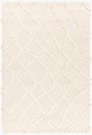 Surya Valery 2' X 3' Hand-tufted Wool Rug From India - Durable, Stylish, And Perfect For Global Decor Butter Wool Vly2301-23