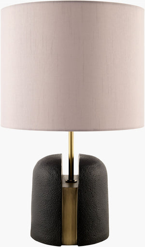 Livabliss Volenza Art Deco Table Lamp Linen Shade Warm Ambient Light for Bedside or Console VLZA-001