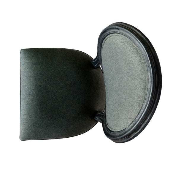 English Elm Christopher Knight Home® - ROUND Round Back Chair Set with French Country Fabric, Floral & Chevron Accents, Rubberwood Legs Dark Gray 62529.00DGRY