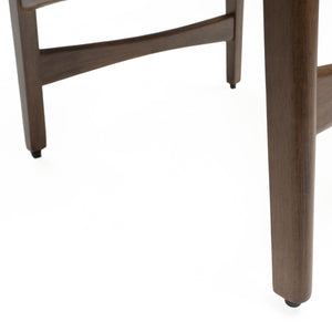 English Elm Christopher Knight Home® - Counter Height Chairs - Elegant Dark Grey Fabric Upholstery With Durable Wood Frame For Comfort 58914.00DGY