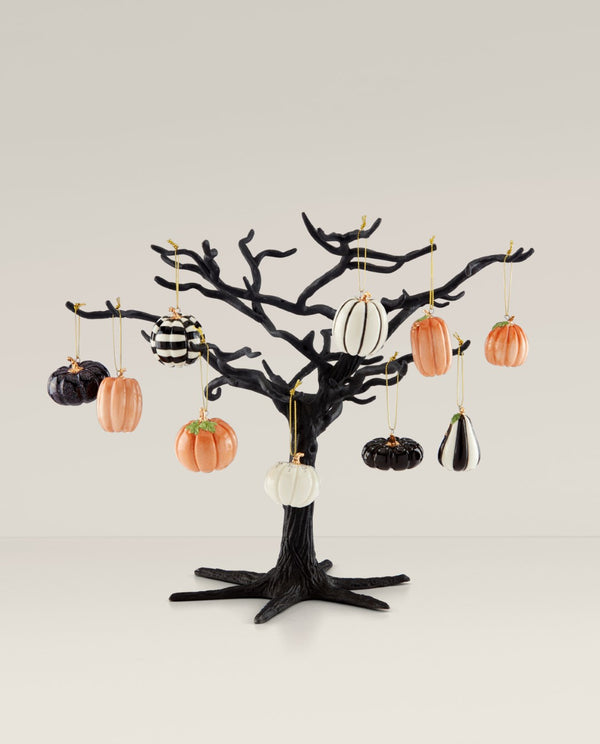 Lenox Mini Pumpkin 10-Piece Ornament & Tree Set Multi, NO COLOR PORCELAIN 889208