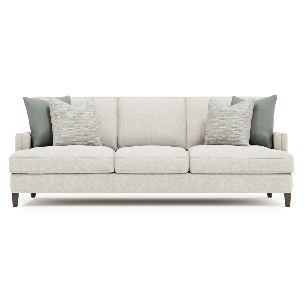 Bernhardt Bernhardt Addison Fabric Sofa With Tailored Welt Trim, Spring-Down Seats & Tapered Portobello Legs - Made to Order B1487B