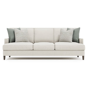 Bernhardt Bernhardt Addison Fabric Sofa With Tailored Welt Trim, Spring-Down Seats & Tapered Portobello Legs - Made to Order B1487B