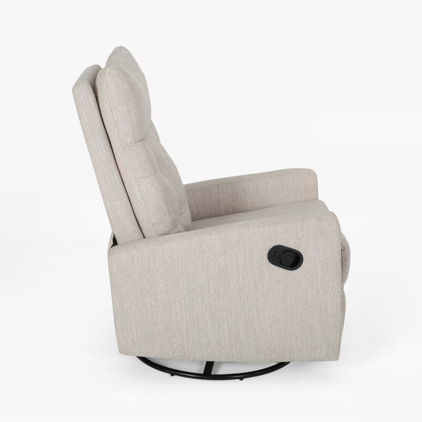 English Elm Christopher Knight Home® - Recliner Swivel Rocker with Glider Function, Push-Back Reclining Chair for Living Room & Nursery Beige 65354.00