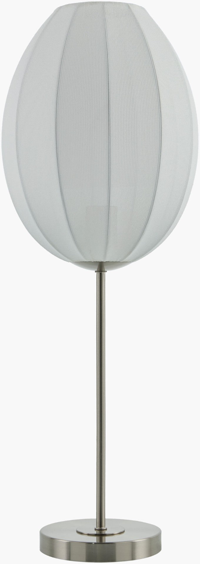Livabliss Vamo Iron Art Deco Table Lamp with Linen Shade for Bedroom or Living Room VMO-002