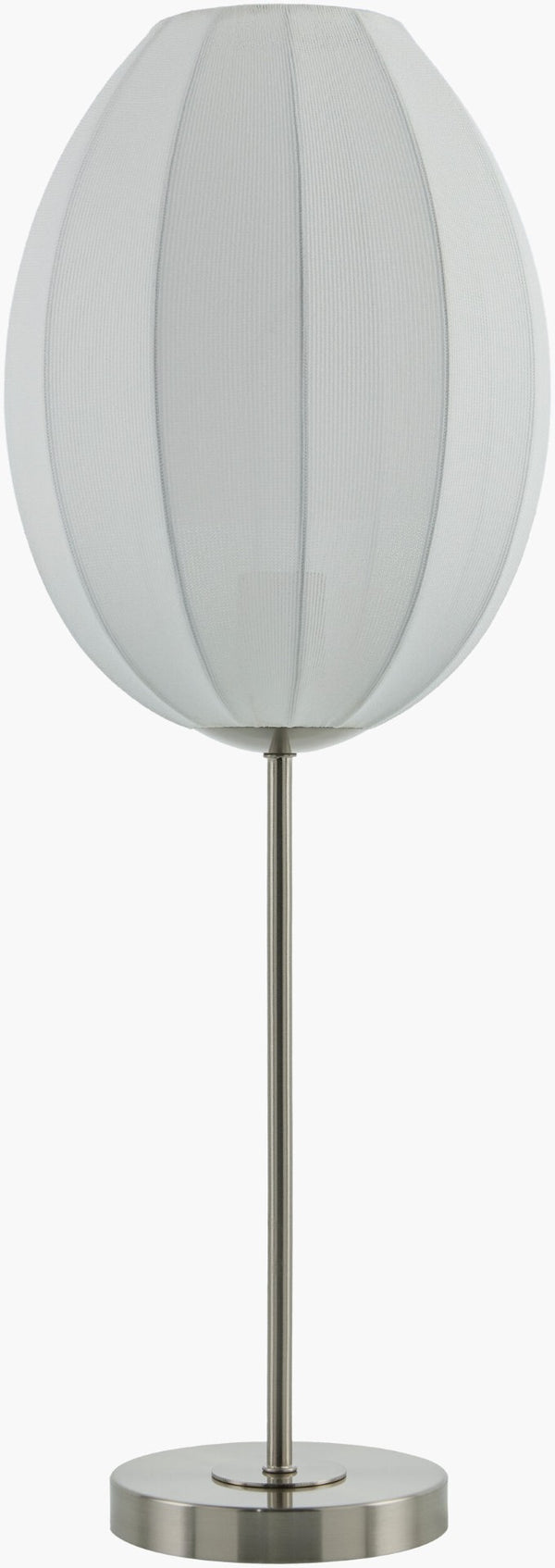 Livabliss Vamo Iron Art Deco Table Lamp with Linen Shade for Bedroom or Living Room VMO-002