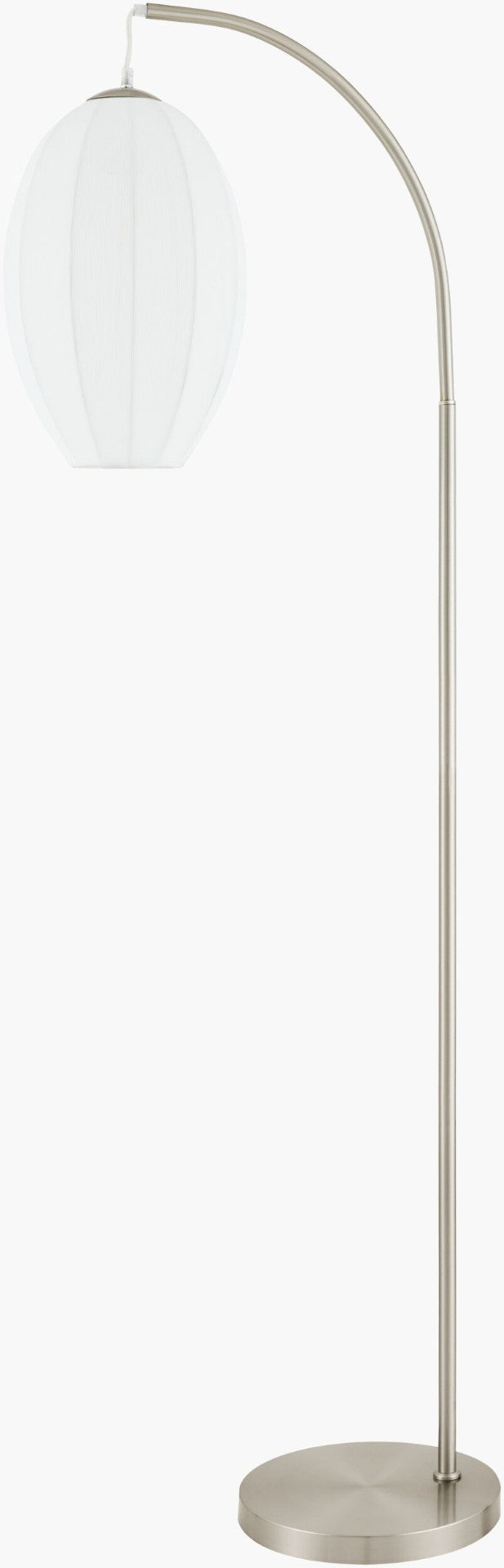 Livabliss Vamo Art Deco Iron Floor Lamp with Linen Shade for Living Room Reading Corner VMO-003