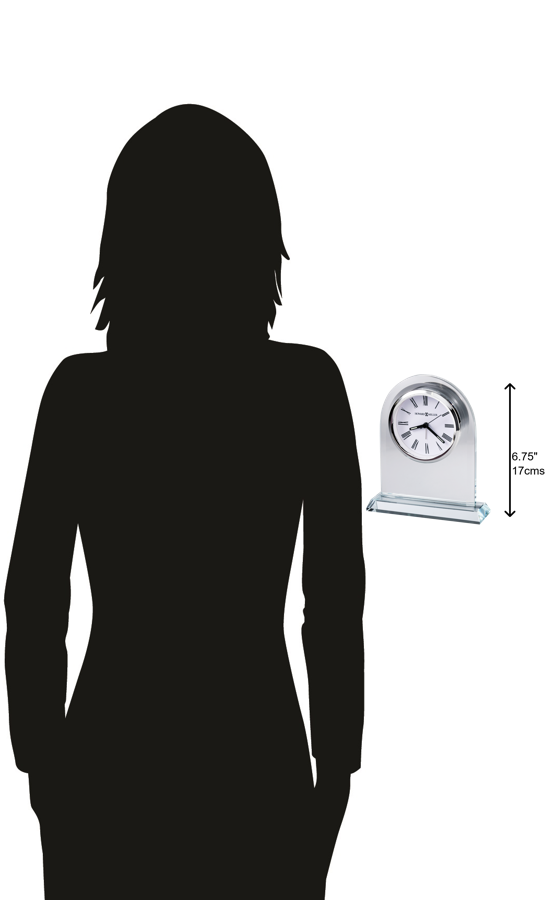 Hekman Furniture 645825 Vesta Crystal Tabletop Clock - Elegant Quartz Movement With Stunning Starphire Design  Vesta Tabletop Clock 645825