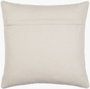 Surya Vermont 18"X18" Cottage Charm Accent Pillow In Linen - Cozy, Stylish, And Durable For Every Room Taupe Linen,Cotton Vmt002-2222p
