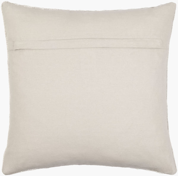 Surya Vermont 18"X18" Cottage Charm Accent Pillow In Linen - Cozy, Stylish, And Durable For Every Room Taupe Linen,Cotton Vmt002-2222p