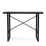 Christopher Knight Home® - Noble House - Glentana Modern Industrial Handcrafted Mango Wood Counter Height Desk, Brown and Black