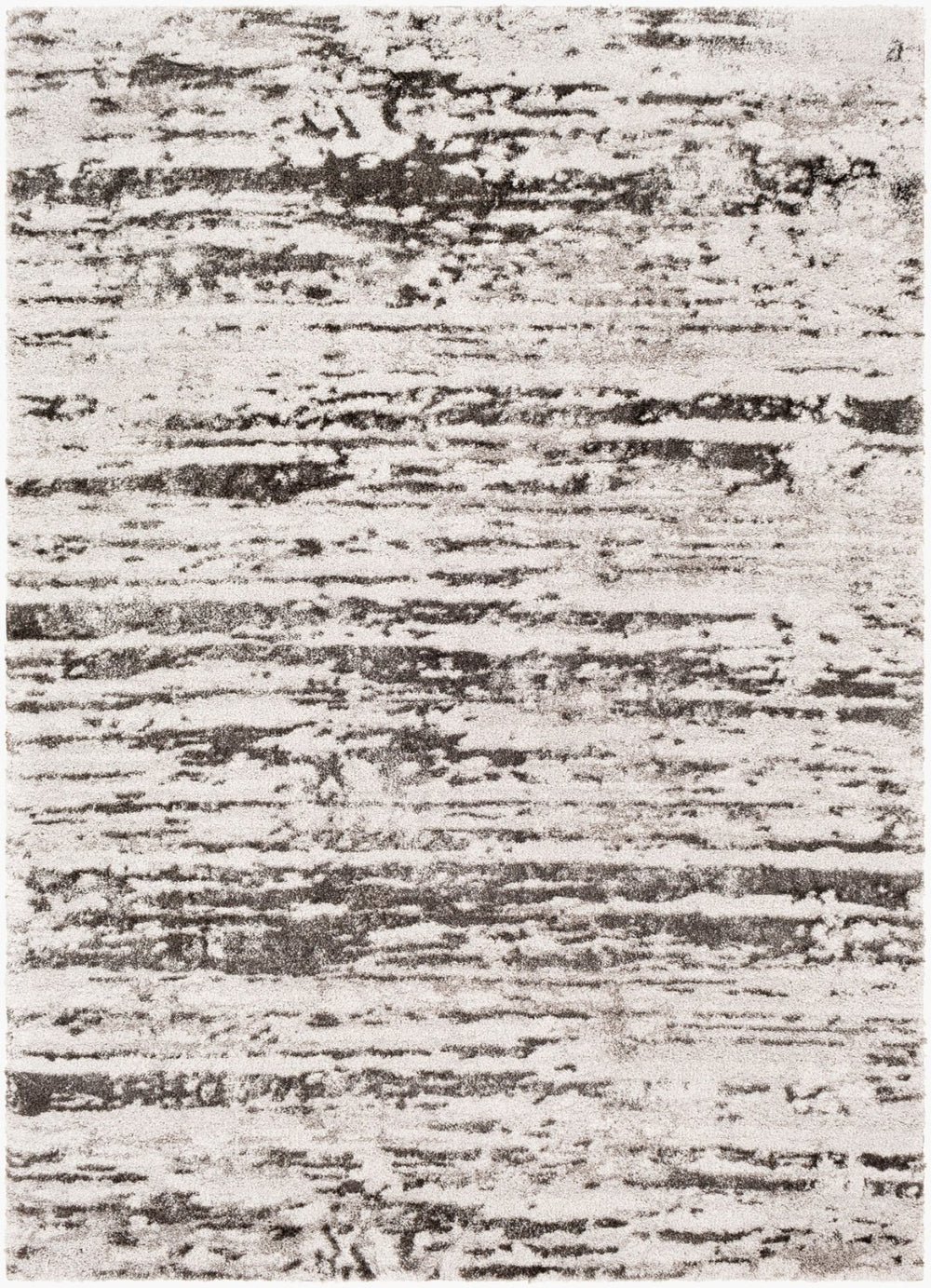 Livabliss Venice Geometric High Pile Polypropylene Rug Turkish Crafted for Entryways and Cozy Spaces Medium Gray, Bl 2' x 2'11" VNE2301-23