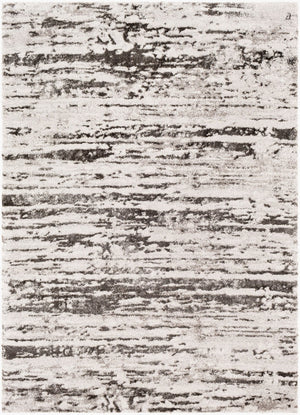 Livabliss Venice Geometric High Pile Polypropylene Rug Turkish Crafted for Entryways and Cozy Spaces Medium Gray, Bl 2' x 2'11" VNE2301-23