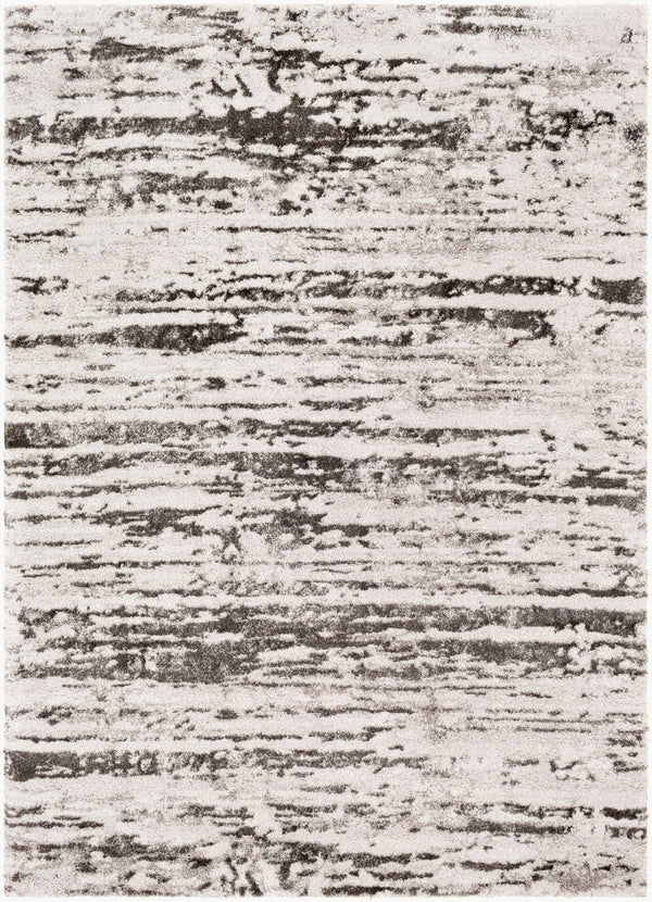 Livabliss Venice Geometric High Pile Polypropylene Rug Turkish Crafted for Entryways and Cozy Spaces Medium Gray, Bl 2' x 2'11" VNE2301-23
