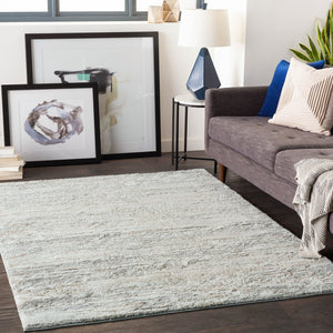 Livabliss Venice Geometric High Pile Polypropylene Rug Turkish Woven Accent for Entryway Tan, Medium Gra 5'3" x 7'3" VNE2302-5373