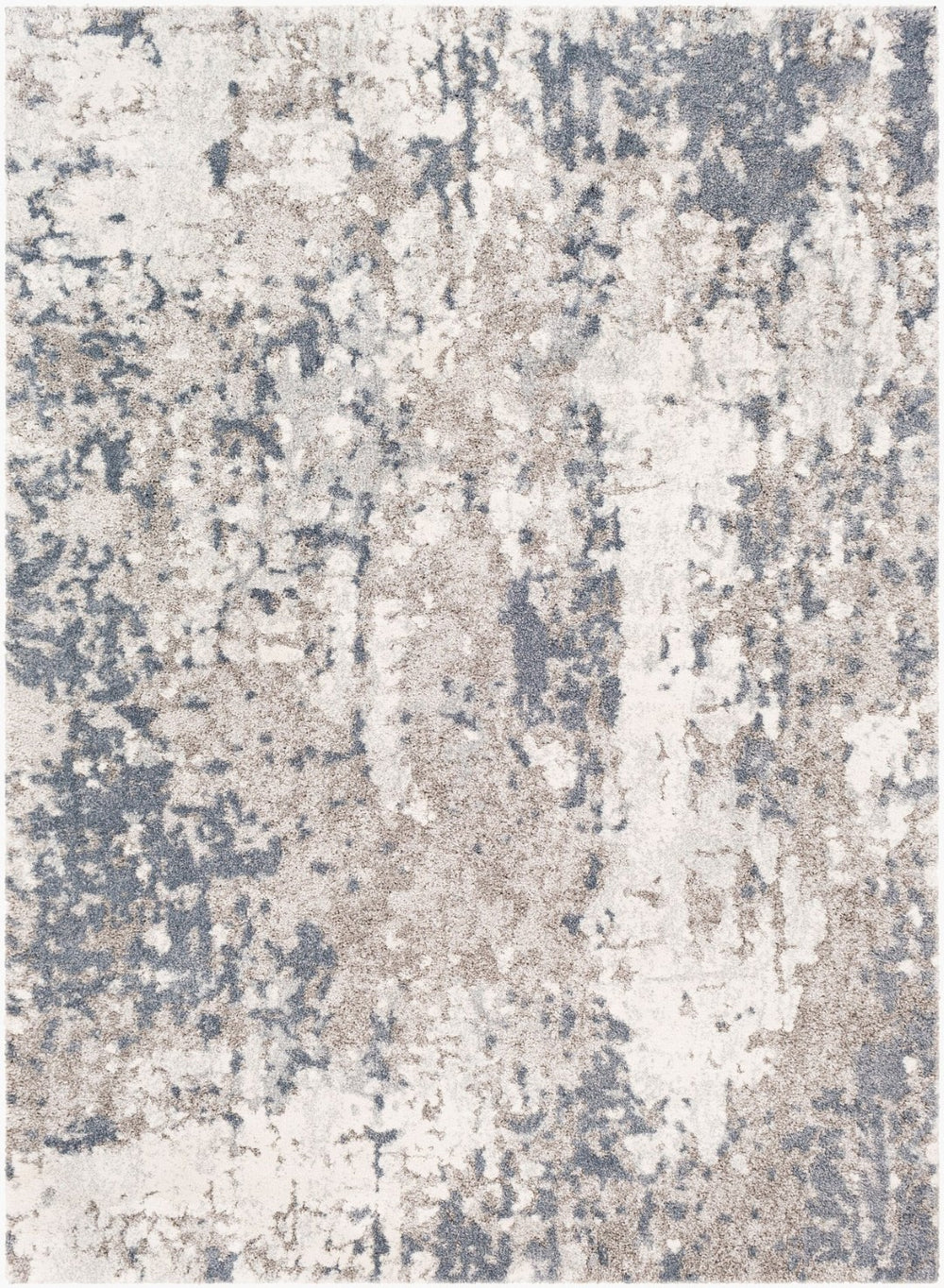 Livabliss Venice Mid-century Modern High Pile Polypropylene Area Rug for Bedroom or Entryway Pale Blue, Deni 8'10" x 12'4" VNE2304-9123