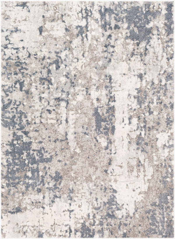Livabliss Venice Mid-century Modern High Pile Polypropylene Area Rug for Bedroom or Entryway Pale Blue, Deni 8'10" x 12'4" VNE2304-9123