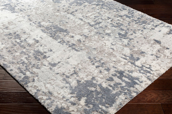 Livabliss Venice Mid-century Modern High Pile Polypropylene Area Rug for Bedroom or Entryway Pale Blue, Deni 8'10" x 12'4" VNE2304-9123