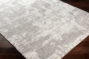 Livabliss Venice Geometric High Pile Polypropylene Accent Rug for Entryway or Bedroom Decor Medium Gray, Li 6'7" x 9'6" VNE2305-6796