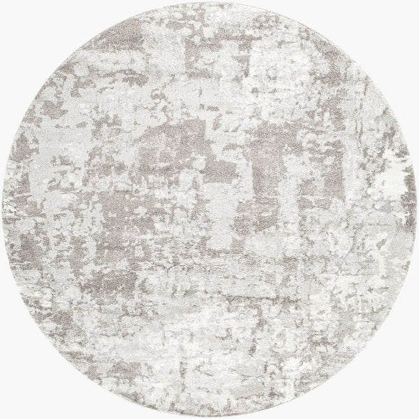 Livabliss Venice Geometric High Pile Polypropylene Accent Rug for Entryway or Bedroom Decor Medium Gray, Li 7'10" x 7'10" VNE2305-710RD