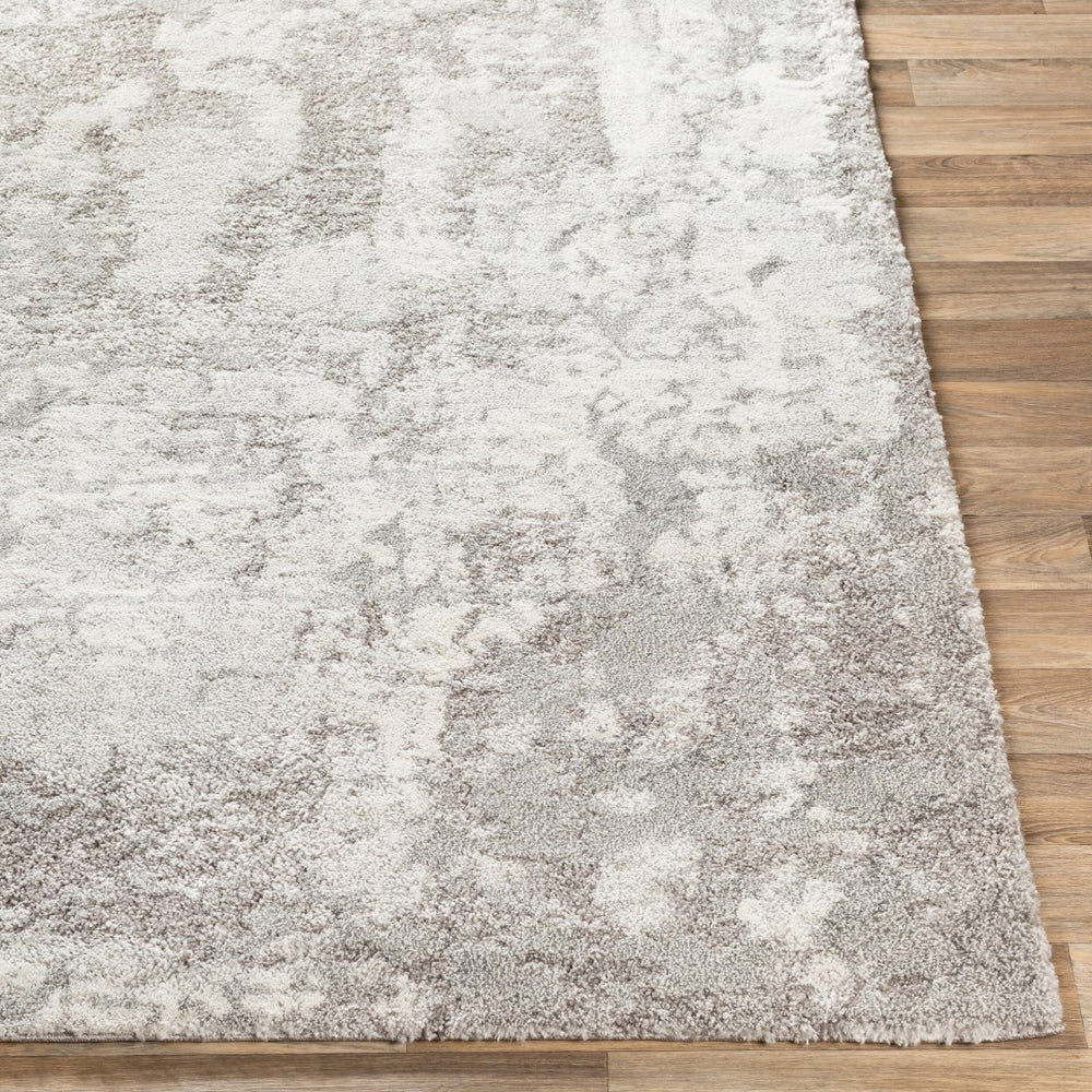 Livabliss Venice Geometric High Pile Polypropylene Accent Rug for Entryway or Bedroom Decor Medium Gray, Li 6'7" x 9'6" VNE2305-6796