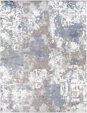 Livabliss Venice Geometric High Pile Polypropylene Area Rug for Entryways and Bedrooms Denim, Pale Blu 7'10" x 10'2" VNE2306-710103