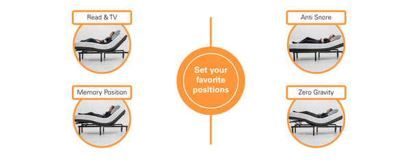 Legends Furniture Bridgevine Home Queen Size Flex Head Quick Assembly Adjustable Bed Frame With Voice Activated Controls Black  Zrem-adjta-fq