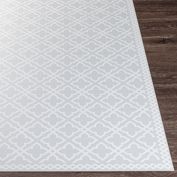 Livabliss Vinilo Flat Weave Vinyl Indoor Rug Traditional Pattern for Kitchen Entryway Bath Cream, Medium G 2' x 3' VNL2307-23