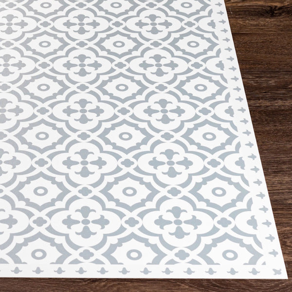 Livabliss Vinilo Flatweave Vinyl Area Rug Durable Machine Woven for Entryways and Kitchens VNL2312-2311