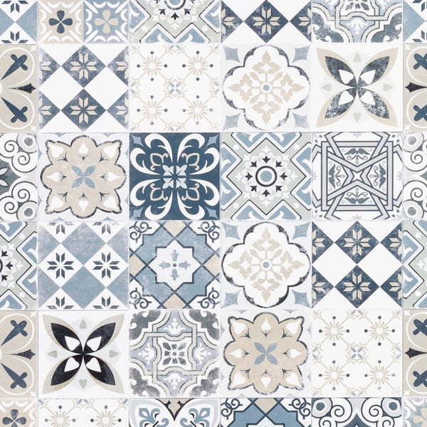Livabliss Vinilo Machine Woven Vinyl Flatweave Area Rug Built for High Traffic Spaces Usa Made VNL2314-6682
