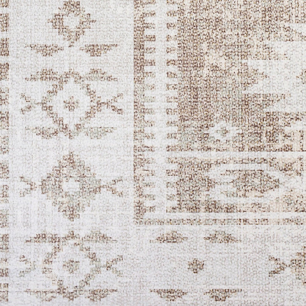 Livabliss Vinilo Flatweave Vinyl Area Rug for Entryways Kitchens and High Traffic Spaces Cream, Medium G 2' x 3'11" VNL2317-2311