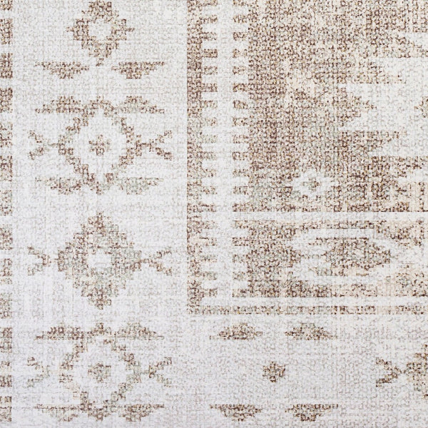 Livabliss Vinilo Flatweave Vinyl Area Rug for Entryways Kitchens and High Traffic Spaces Cream, Medium G 2' x 3'11" VNL2317-2311