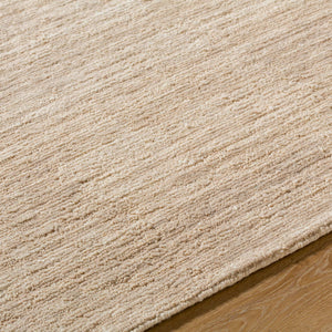 Surya Ventura 10' X 14' Handmade Wool Rug - Soft, Durable Farmhouse Cottage Style For Cozy Living Spaces Beige Wool Vnr2300-23
