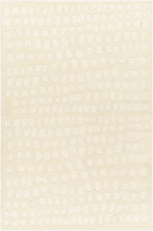 Surya Vilnius 2' X 3' Handmade Wool & Viscose Rug - Stylish Modern Design For Your Cozy Living Space Cream Wool,Viscose Vns2304-23