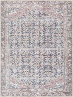 Livabliss Vinny Machine Woven Polyester Rug Low Pile Turkish Craft for Entryways and Bathrooms Black, Cream 2' x 2'11" VNY2315-2211