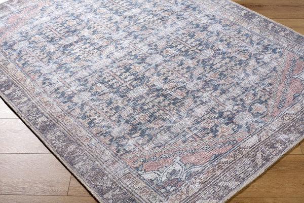 Livabliss Vinny Machine Woven Polyester Rug Low Pile Turkish Craft for Entryways and Bathrooms Black, Cream 2' x 2'11" VNY2315-2211