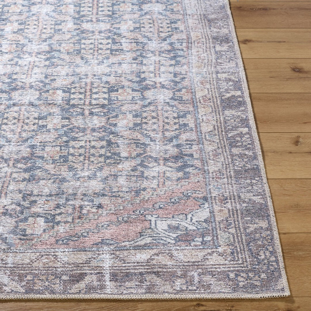 Livabliss Vinny Machine Woven Polyester Rug Low Pile Turkish Craft for Entryways and Bathrooms Black, Cream 2' x 2'11" VNY2315-2211