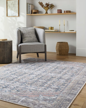 Livabliss Vinny Machine Woven Polyester Rug Low Pile Turkish Craft for Entryways and Bathrooms Black, Cream 2' x 2'11" VNY2315-2211