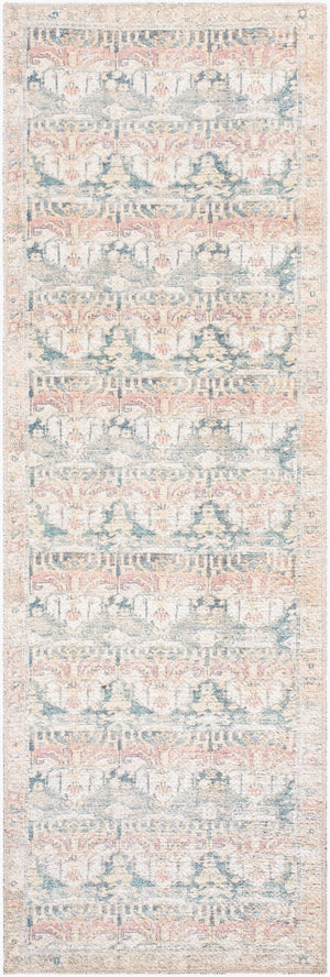Livabliss Vinny Machine Woven Polyester Area Rug Low Pile Turkish Accent for Entryways and Baths Medium Green, C 2'7" x 7'10" VNY2317-27710
