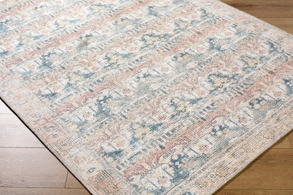 Livabliss Vinny Machine Woven Polyester Area Rug Low Pile Turkish Accent for Entryways and Baths Medium Green, C 8'10" x 12' VNY2317-81012