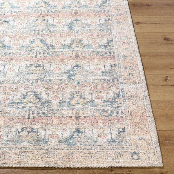 Livabliss Vinny Machine Woven Polyester Area Rug Low Pile Turkish Accent for Entryways and Baths Medium Green, C 8'10" x 12' VNY2317-81012