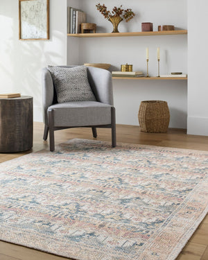 Livabliss Vinny Machine Woven Polyester Area Rug Low Pile Turkish Accent for Entryways and Baths Medium Green, C 8'10" x 12' VNY2317-81012