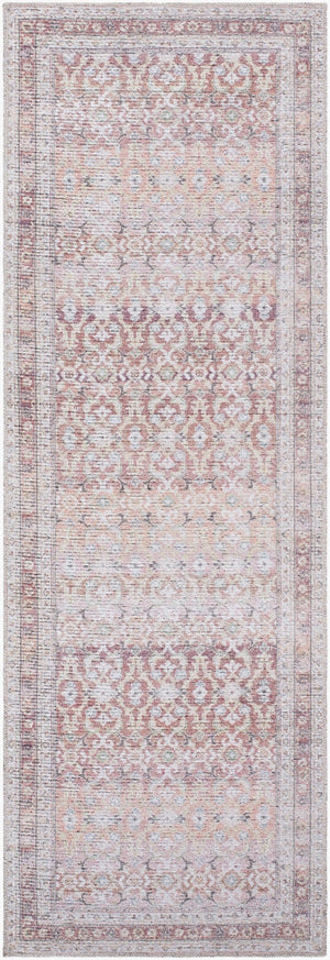Livabliss Vinny Machine Woven Polyester Accent Rug for Entryways Hallways and High Traffic Spaces Brown, Beige 2'7" x 7'10" VNY2318-27710